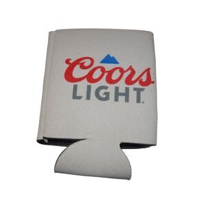 Coors Light White Foam Can Koozie Holder
